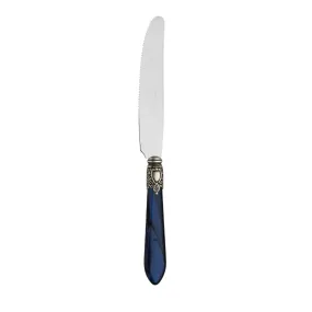 OXFORD OLD SILVER-PLATED RING 6 FISH KNIVES