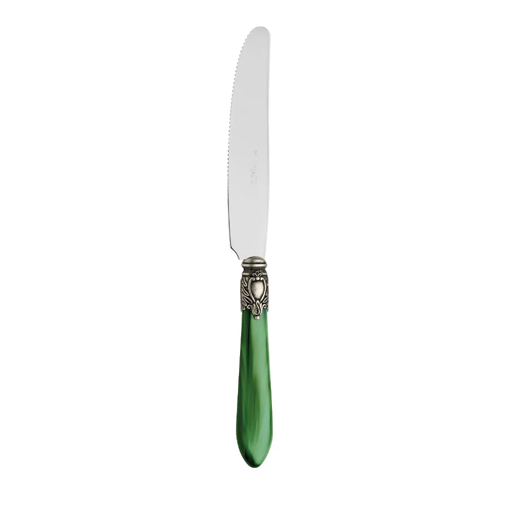 OXFORD OLD SILVER-PLATED RING 6 FISH KNIVES