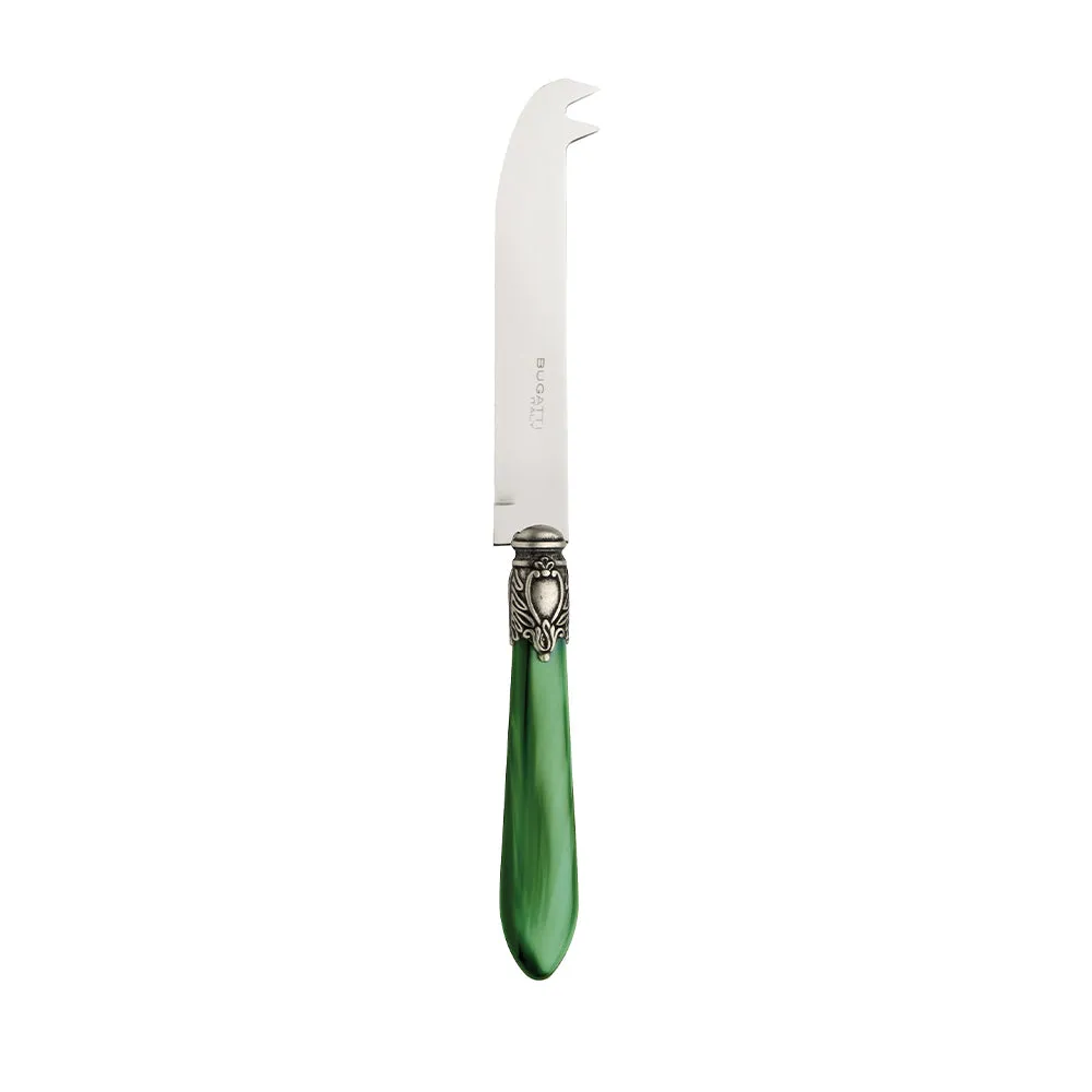 OXFORD OLD SILVER-PLATED RING CHEESE 2-POINT DEER KNIFE