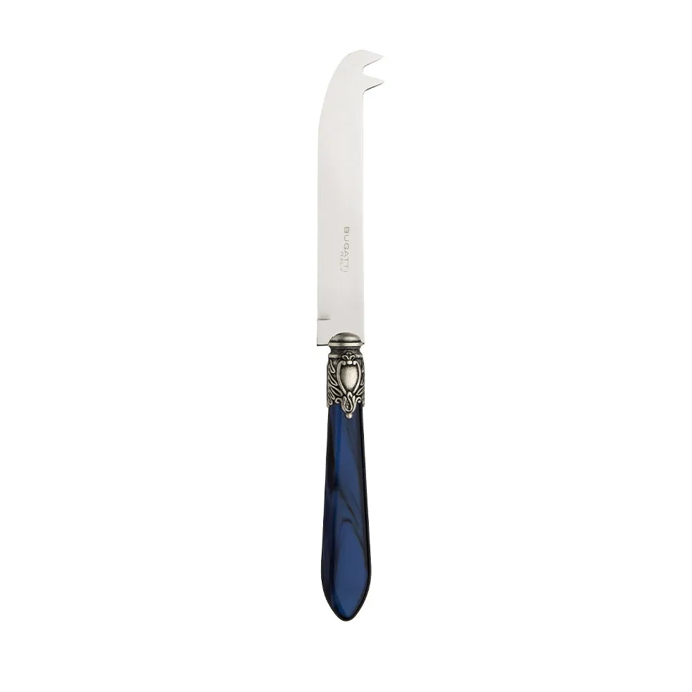 OXFORD OLD SILVER-PLATED RING CHEESE 2-POINT DEER KNIFE