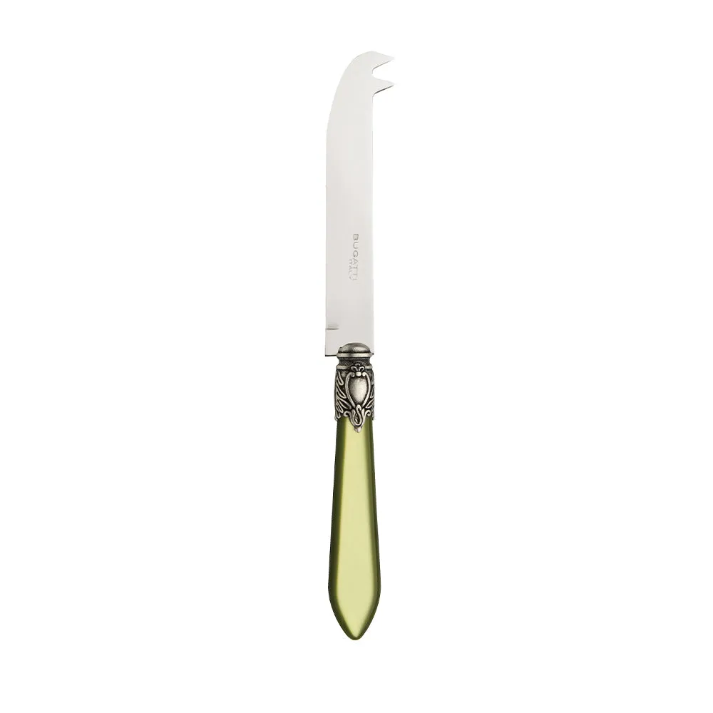 OXFORD OLD SILVER-PLATED RING CHEESE 2-POINT DEER KNIFE