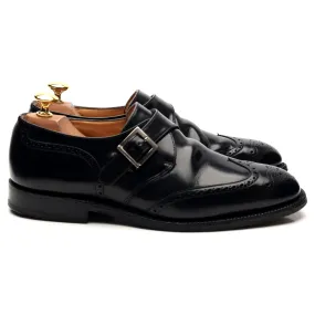 'Piccadilly' Black Leather Monk Strap UK 6.5 G