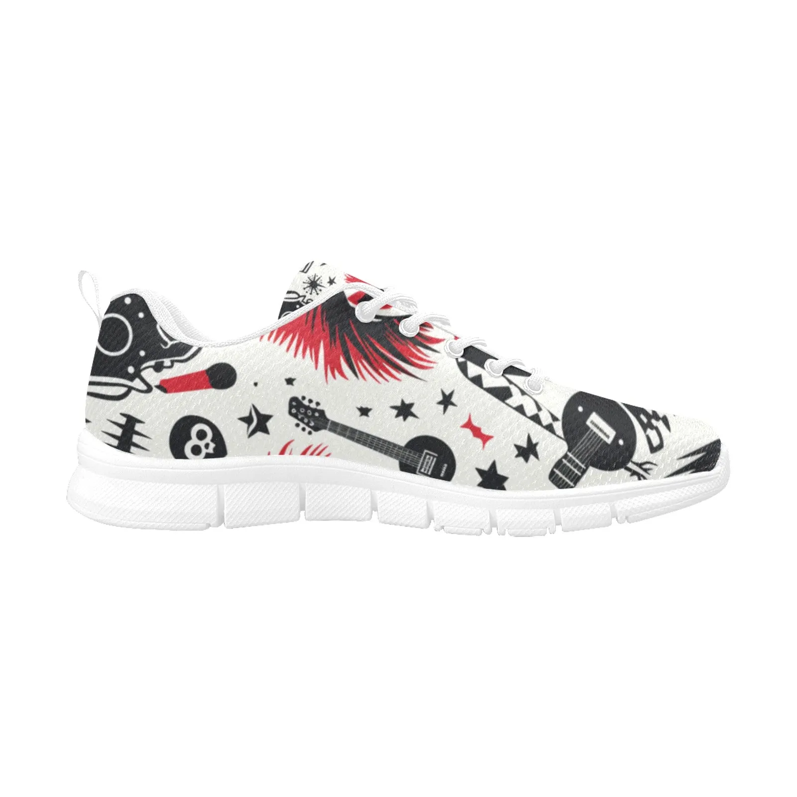 Punk Rock Girl Breathable Sneakers