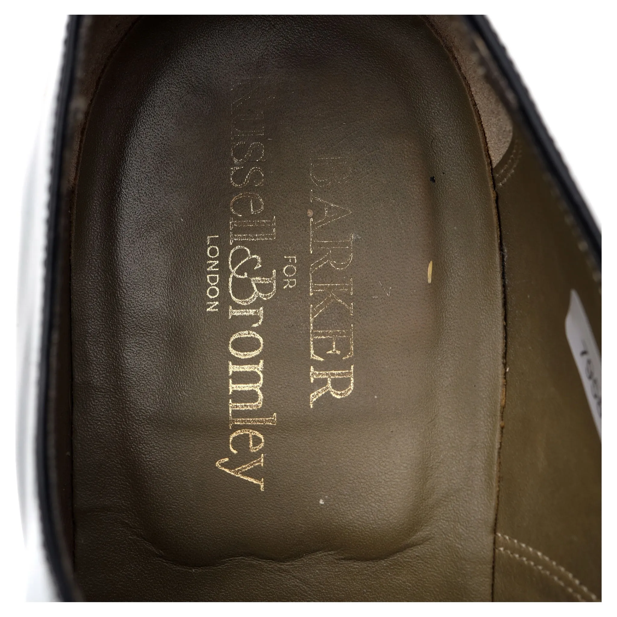 Russell & Bromley Black Leather Oxford UK 9.5 G