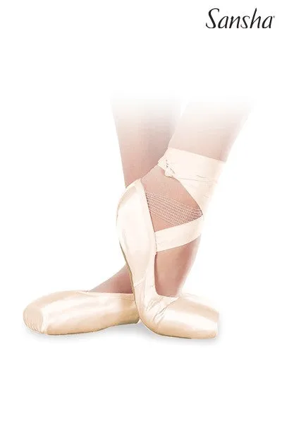 SANSHA DP801 AMERICAN SOFT-TOE DEMI POINTE SHOE