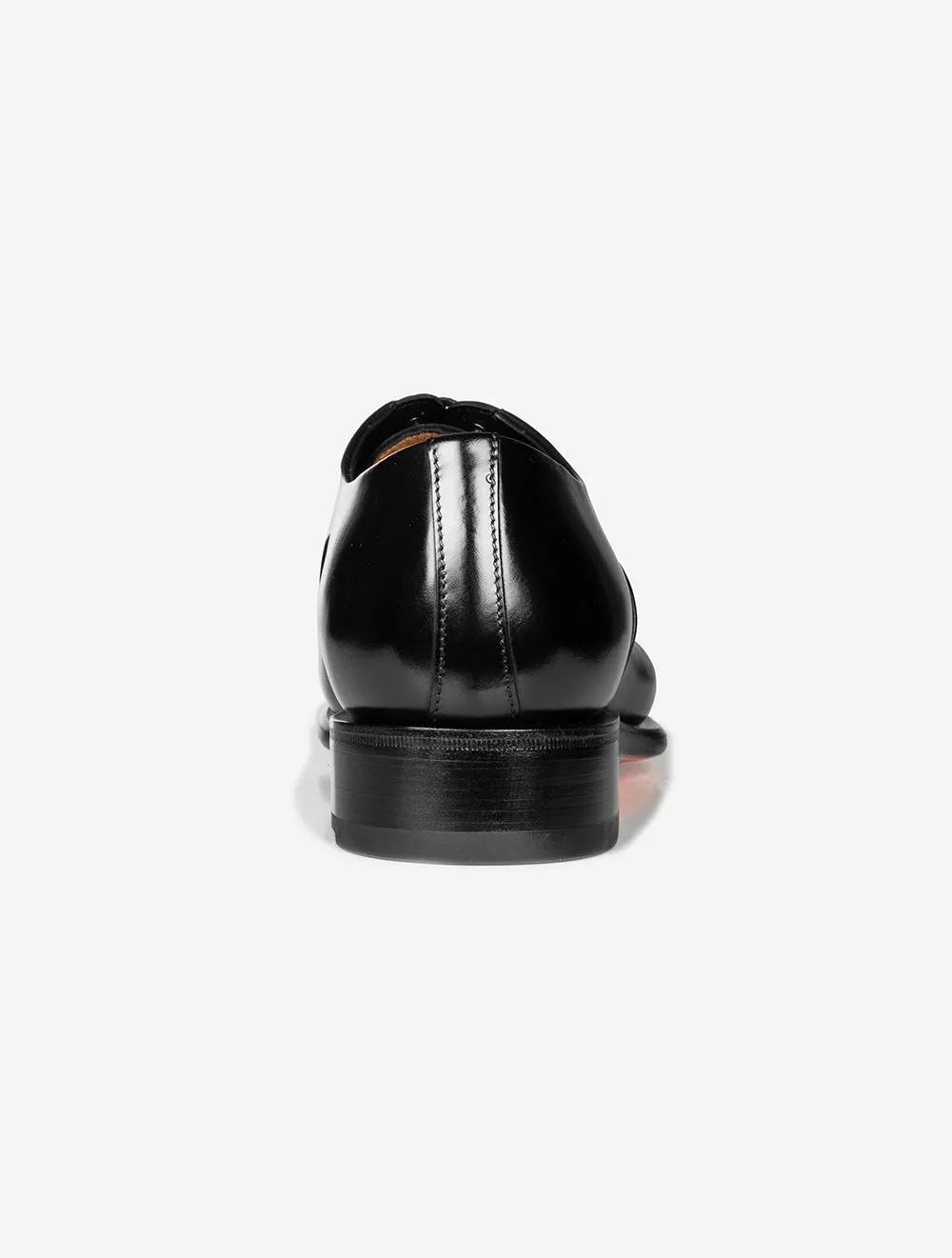 SANTONI Oxford Toe Cap Shoe Black