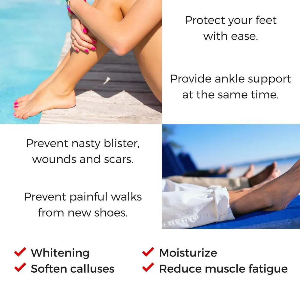 Shoppy 5 Pairs of Heel Support Sleeves
