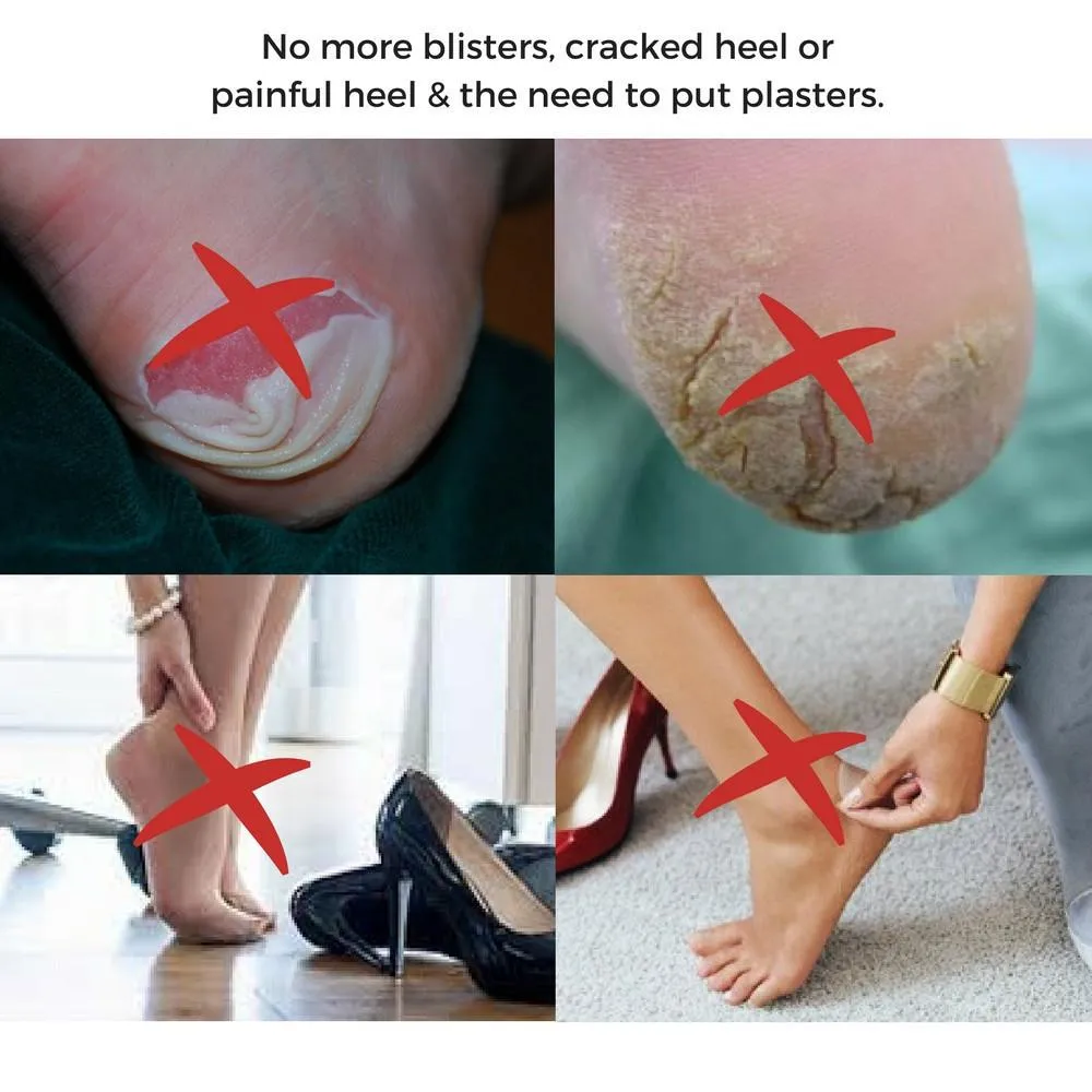 Shoppy 5 Pairs of Heel Support Sleeves