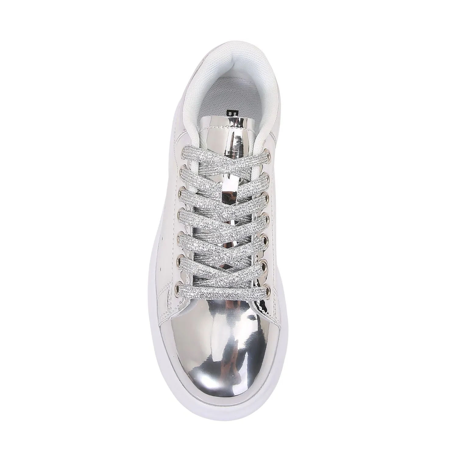 Simplicity Pure Color Platform Sneaker