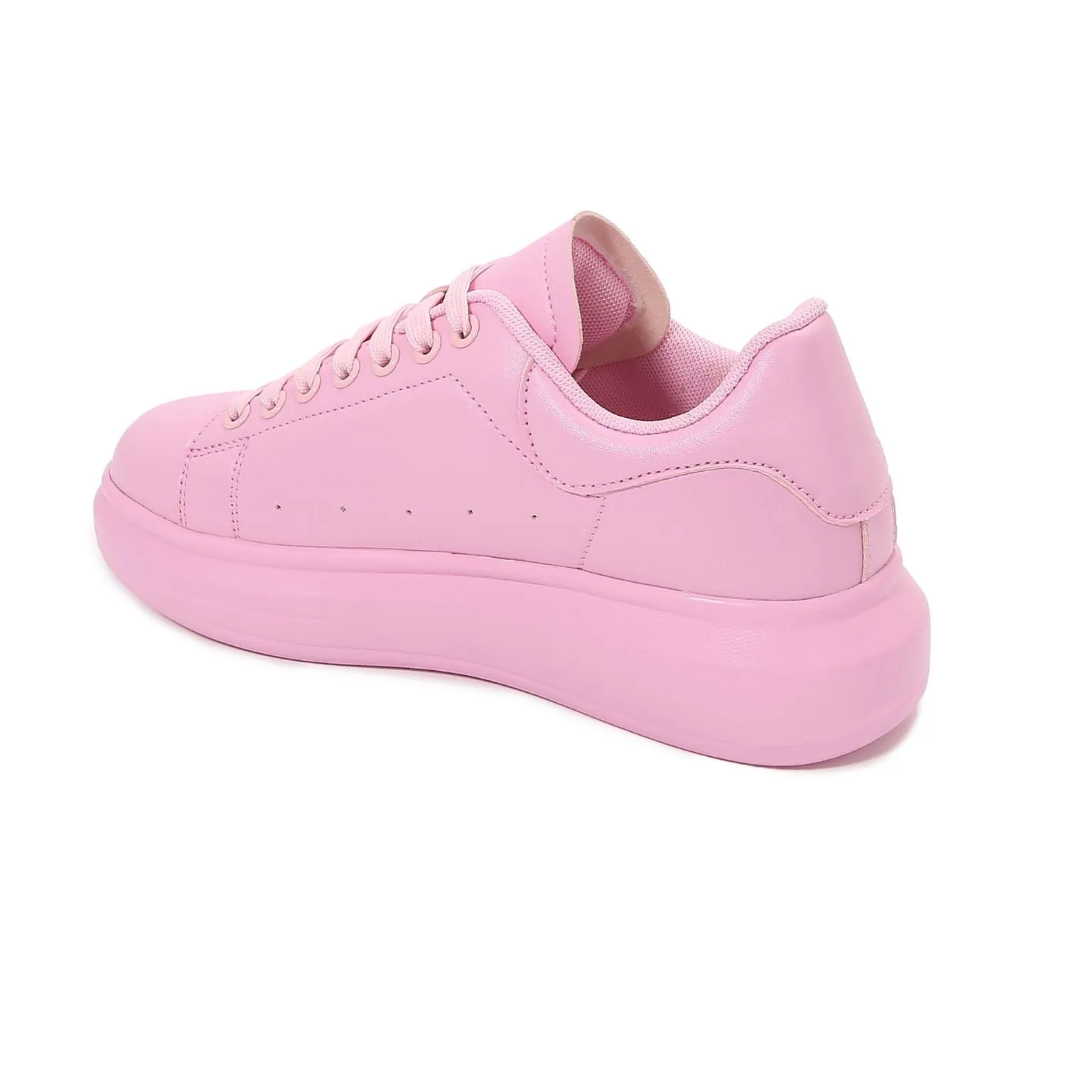 Simplicity Pure Color Platform Sneaker