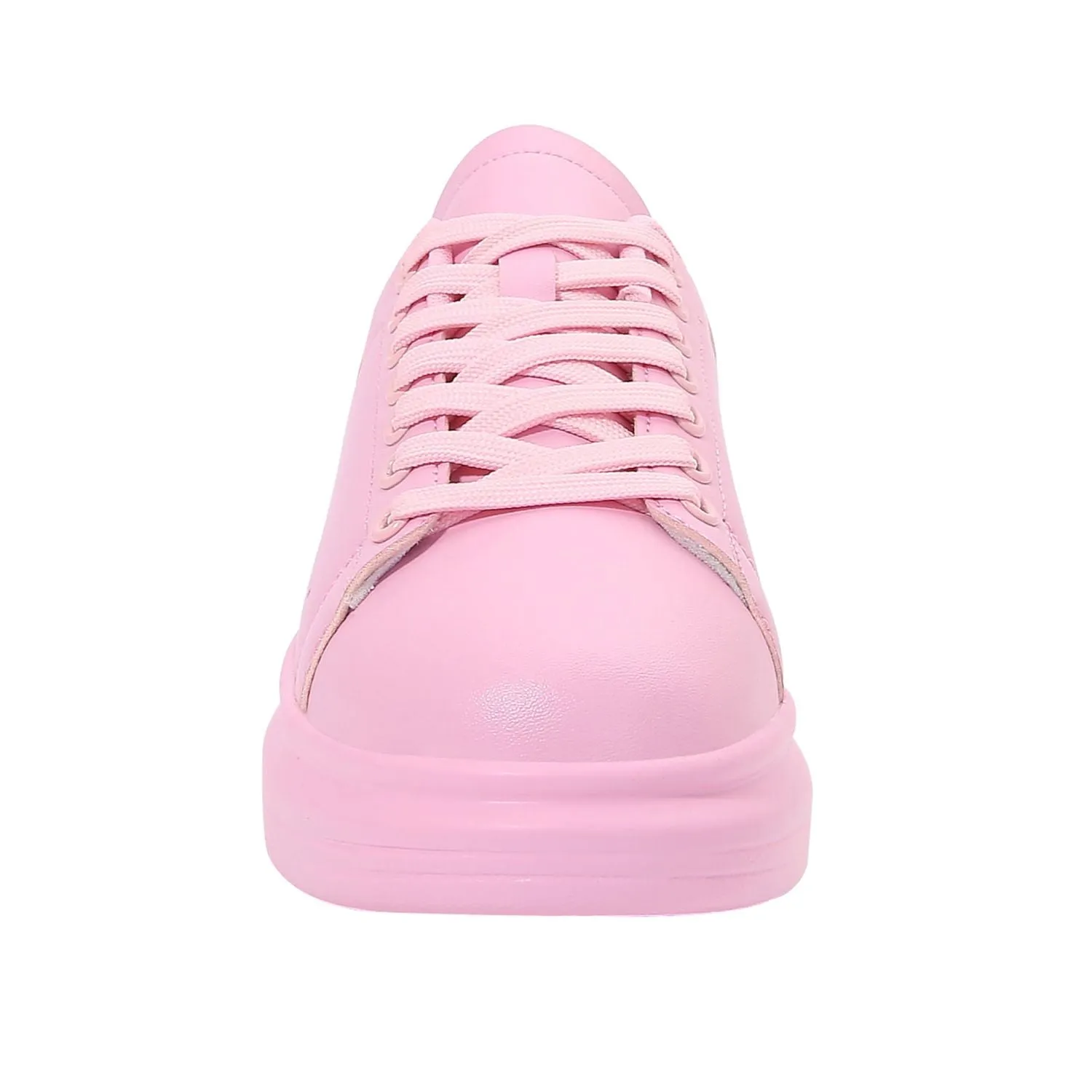 Simplicity Pure Color Platform Sneaker