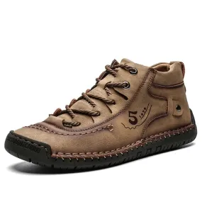 Size 39~48 Winter Snow Boots Ankle Waterproof With Fur Plush Warm Male Casual Boots Work Fashion Boots Comfort Men Shoes