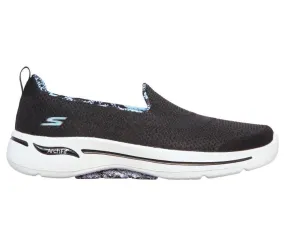 Skechers Womens Go Walk Arch Fit  Wild Vision Black/Multi