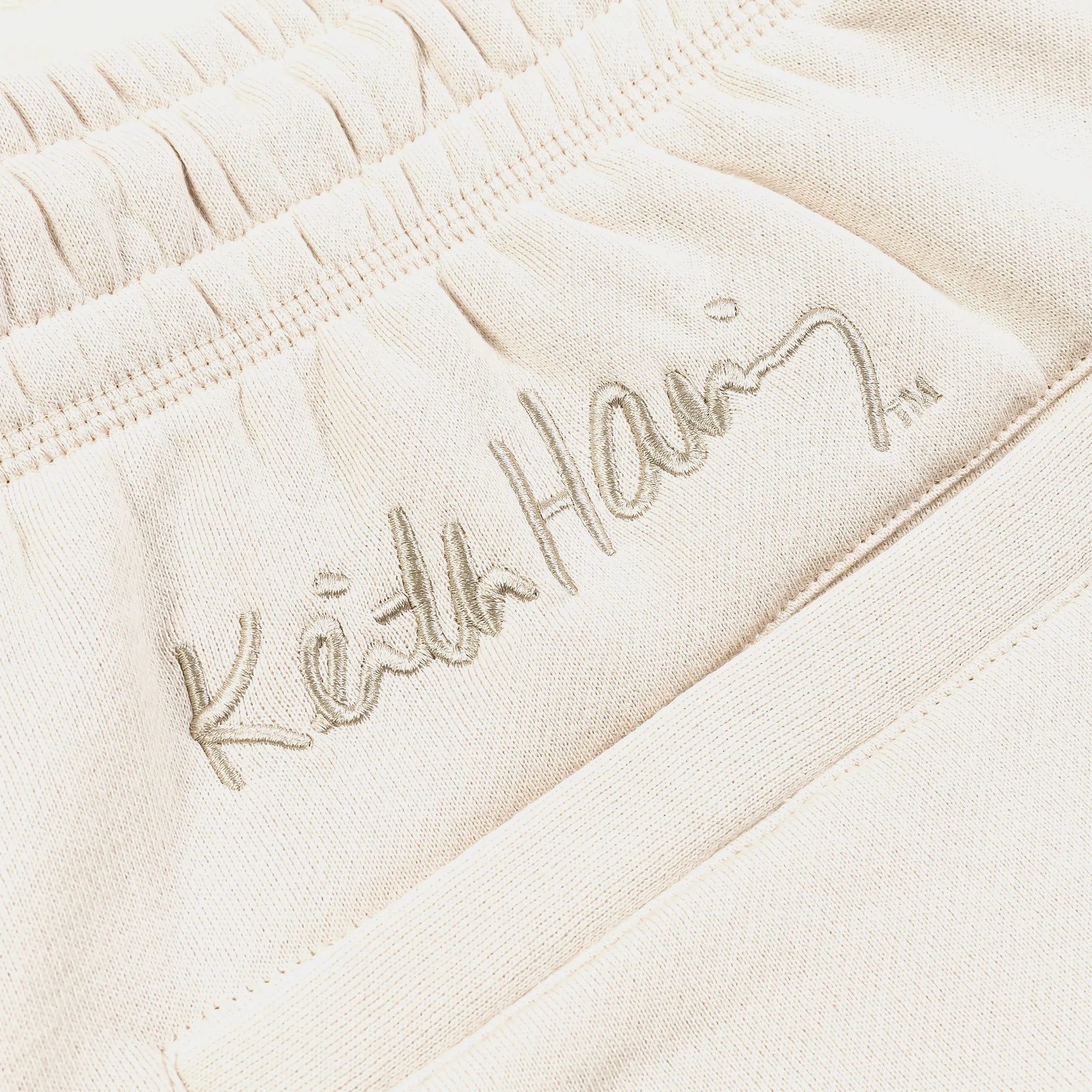 SP x Keith Haring Art Fleece Mens Shorts (Beige/Blue)