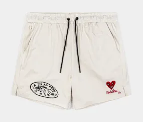 SP x Keith Haring Art Hybrid Mens Shorts (Beige/Red)