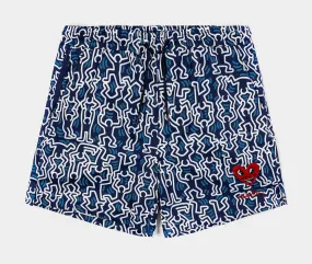 SP x Keith Haring Busy Hybrid Mens Shorts (Blue/White)