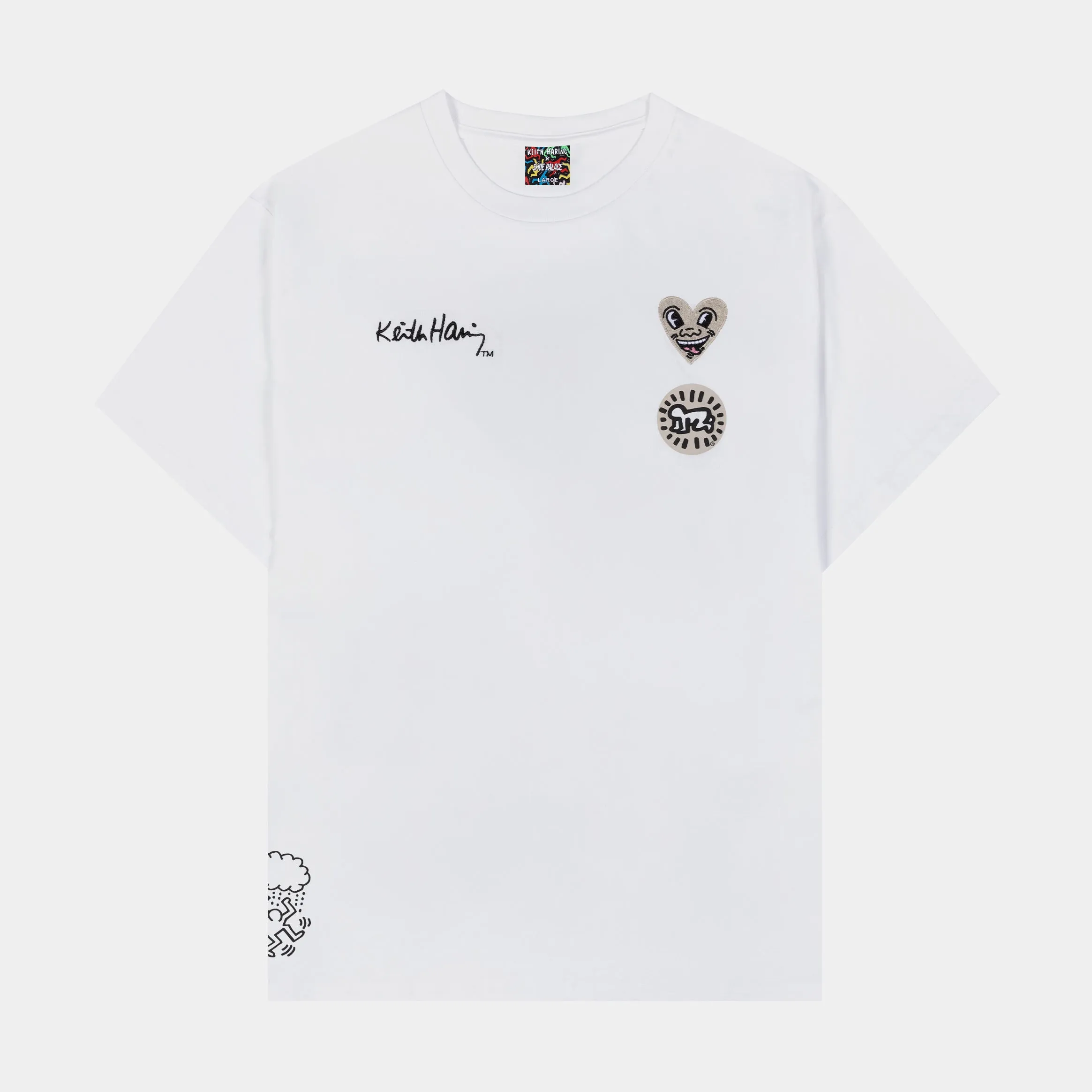 SP x Keith Haring Fingers Crossed Mens Short Sleeve Shirt (White)