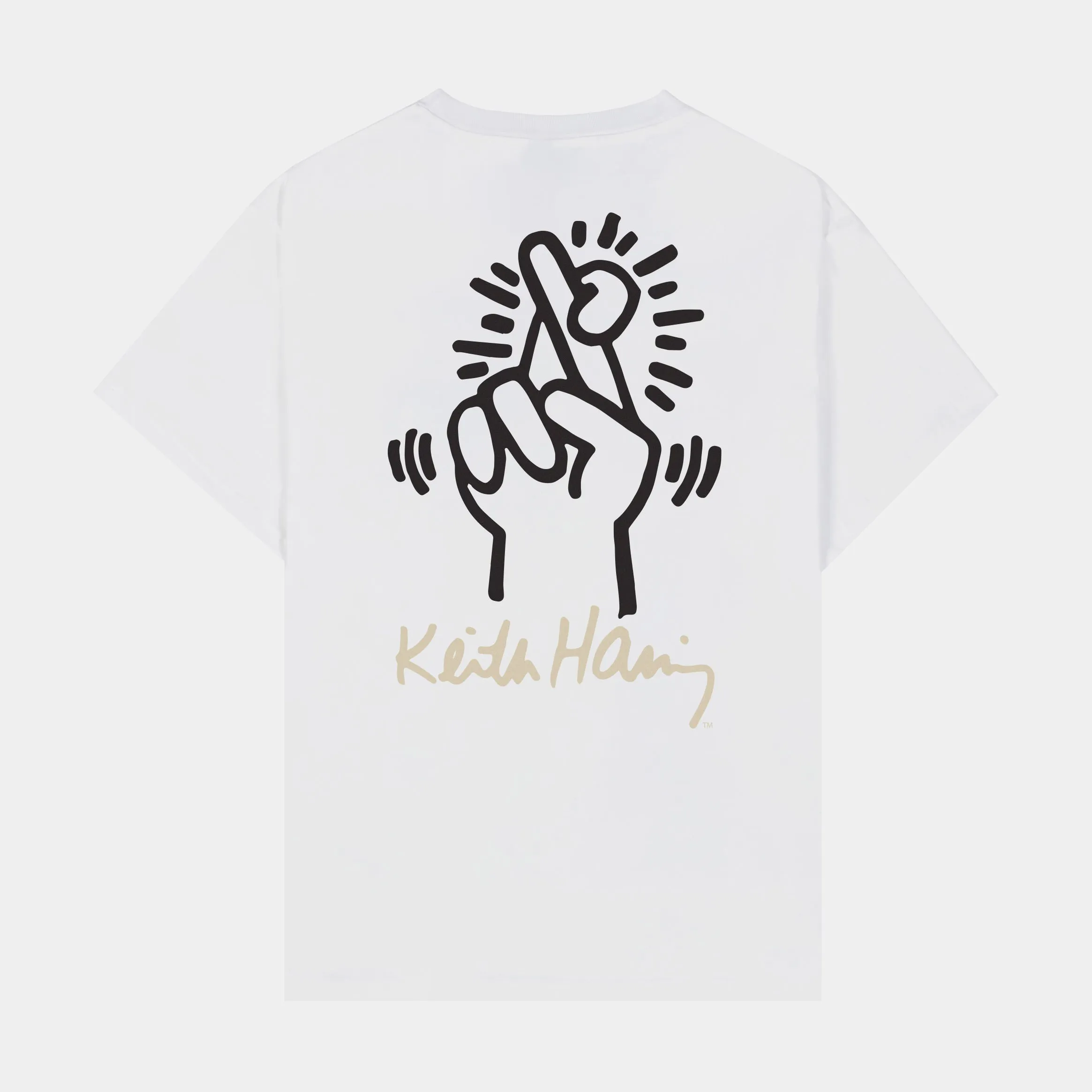 SP x Keith Haring Fingers Crossed Mens Short Sleeve Shirt (White)