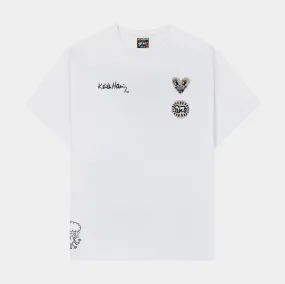 SP x Keith Haring Fingers Crossed Mens Short Sleeve Shirt (White)