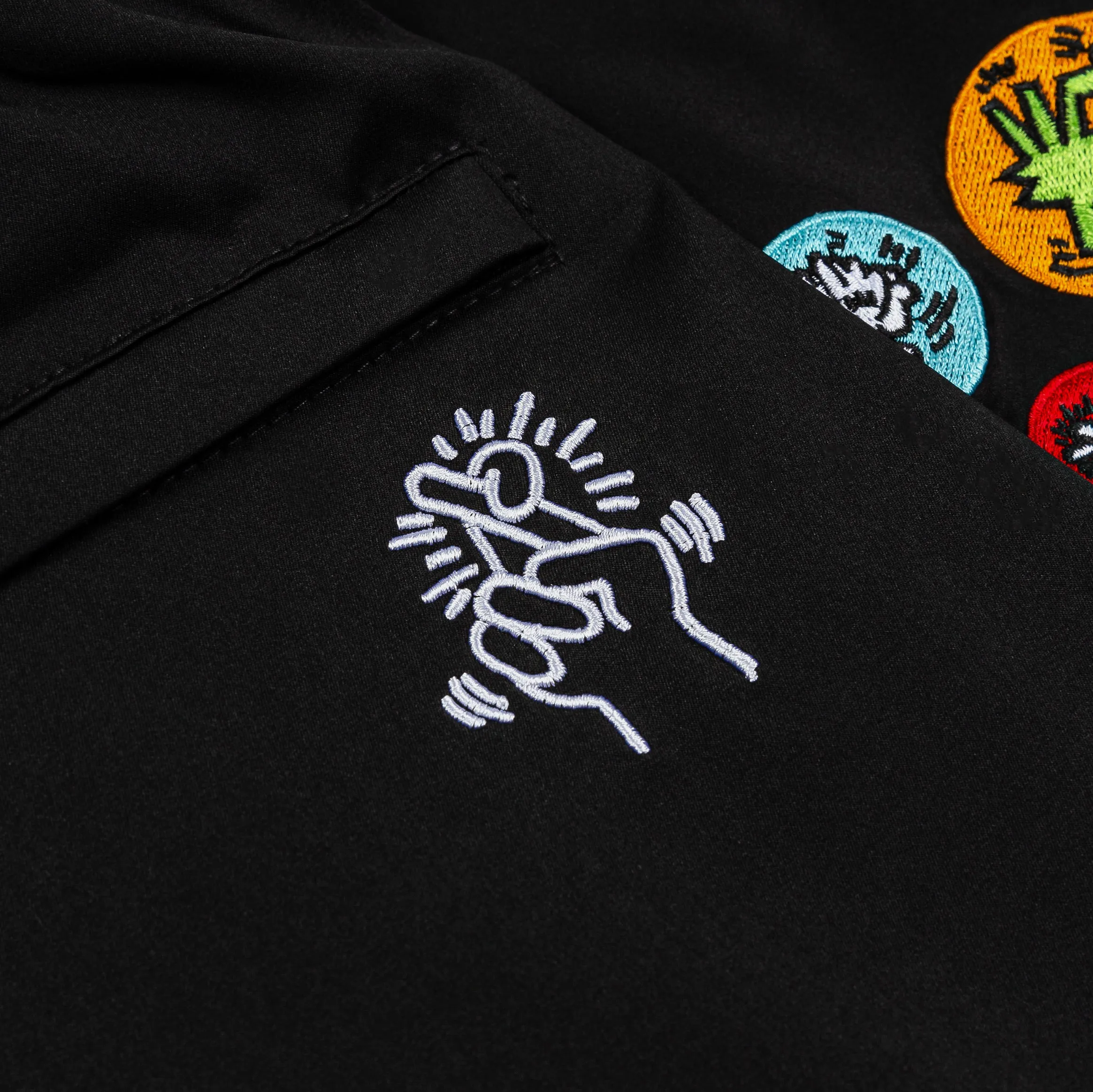 SP x Keith Haring Icons Hybrid Mens Shorts (Black/Red)