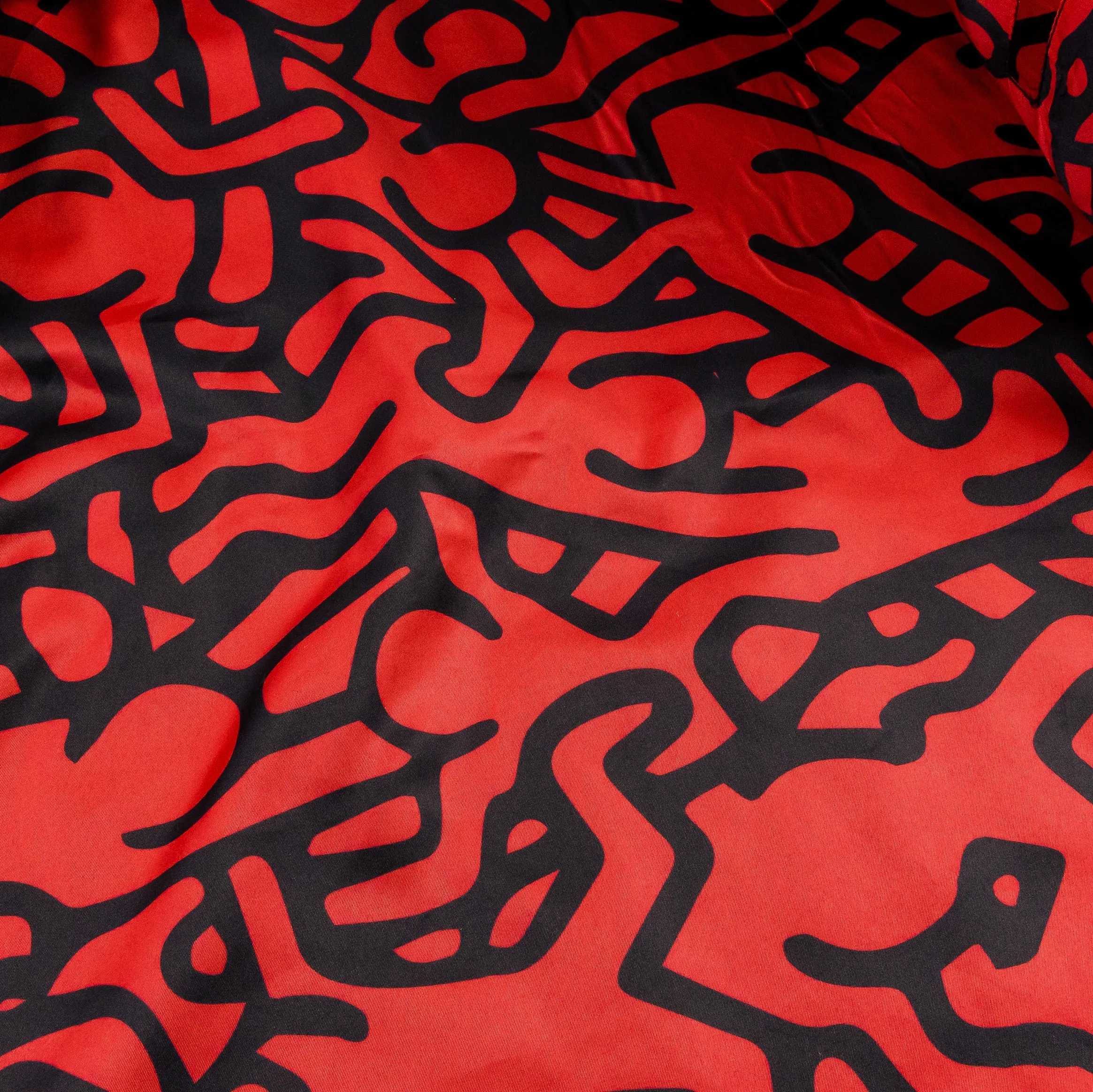 SP x Keith Haring Pyramid Coach Mens Jacket (Black/Red)