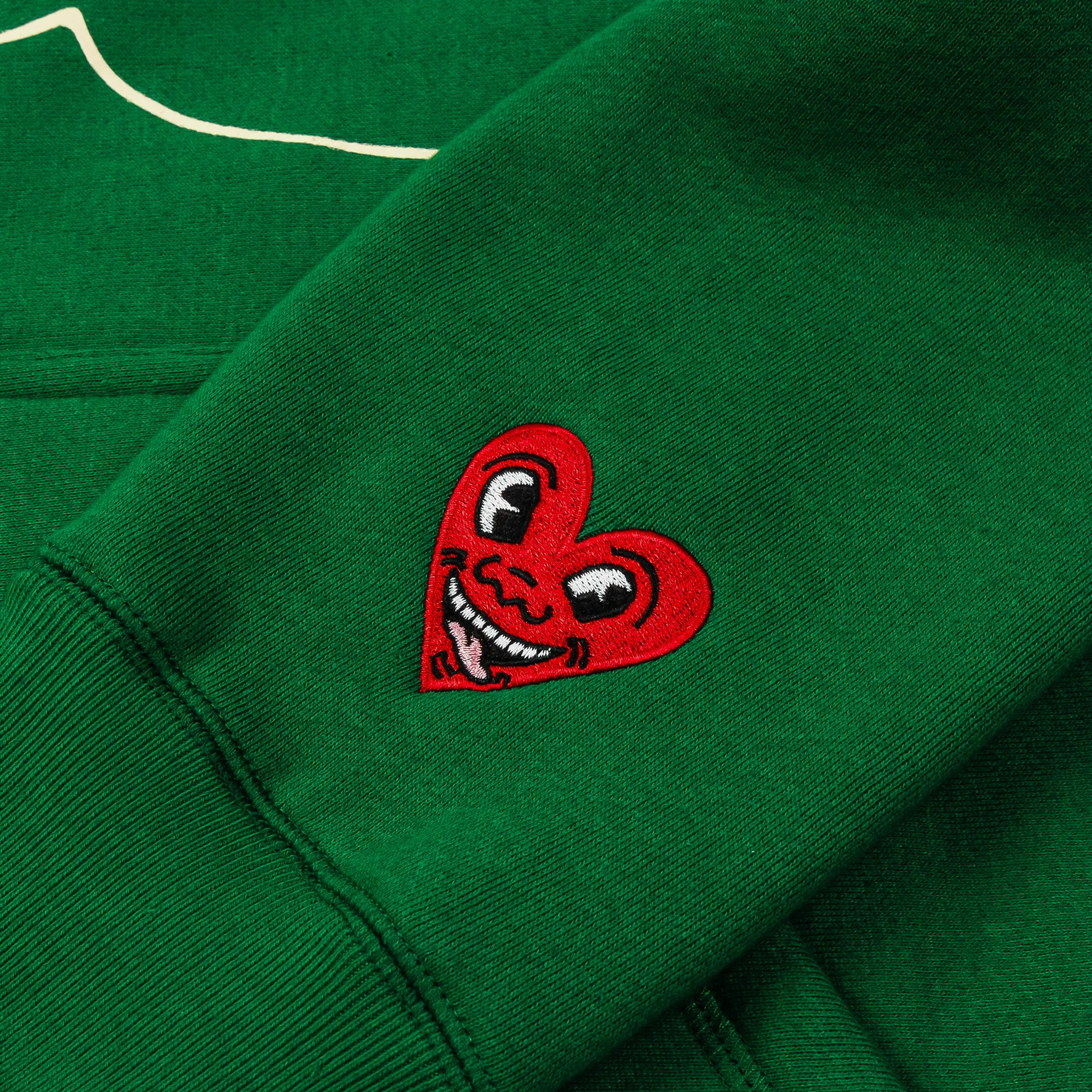SP x Keith Haring The Book Mens Hoodie (Green/Yellow)