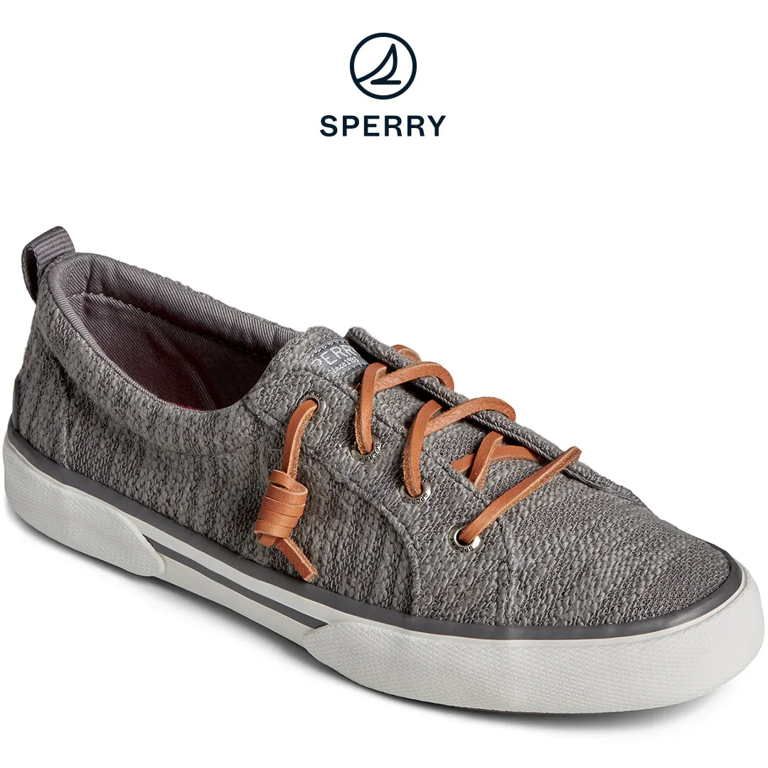 Sperry Women's SeaCycled™  Pier Wave Slub Jacquard Sneaker Grey  (STS88803)