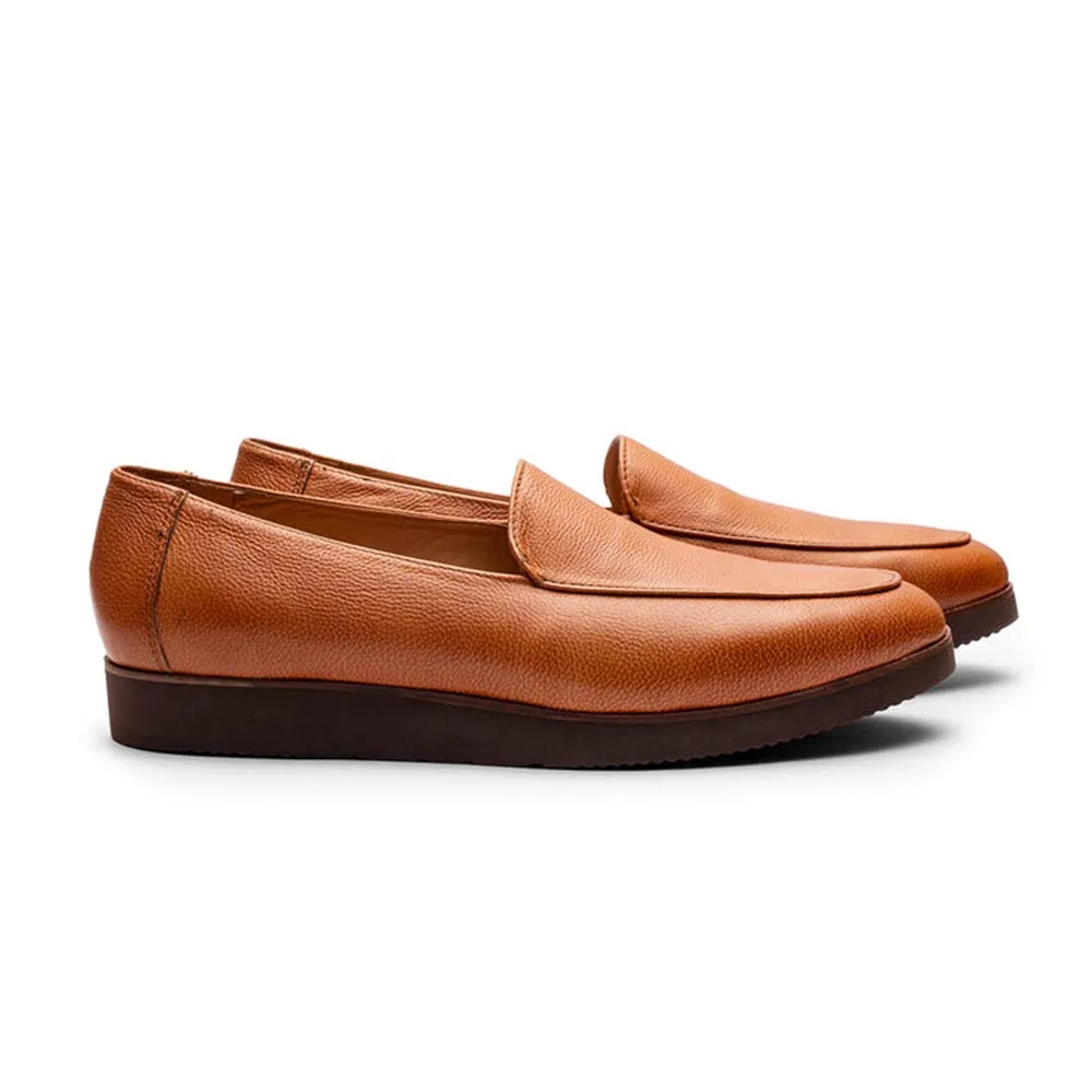 Tan Milled Belgain Lightweight Loafer