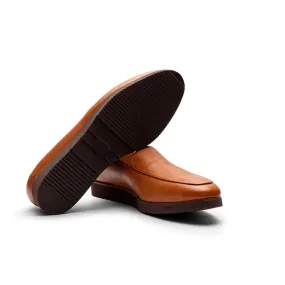 Tan Milled Belgain Lightweight Loafer
