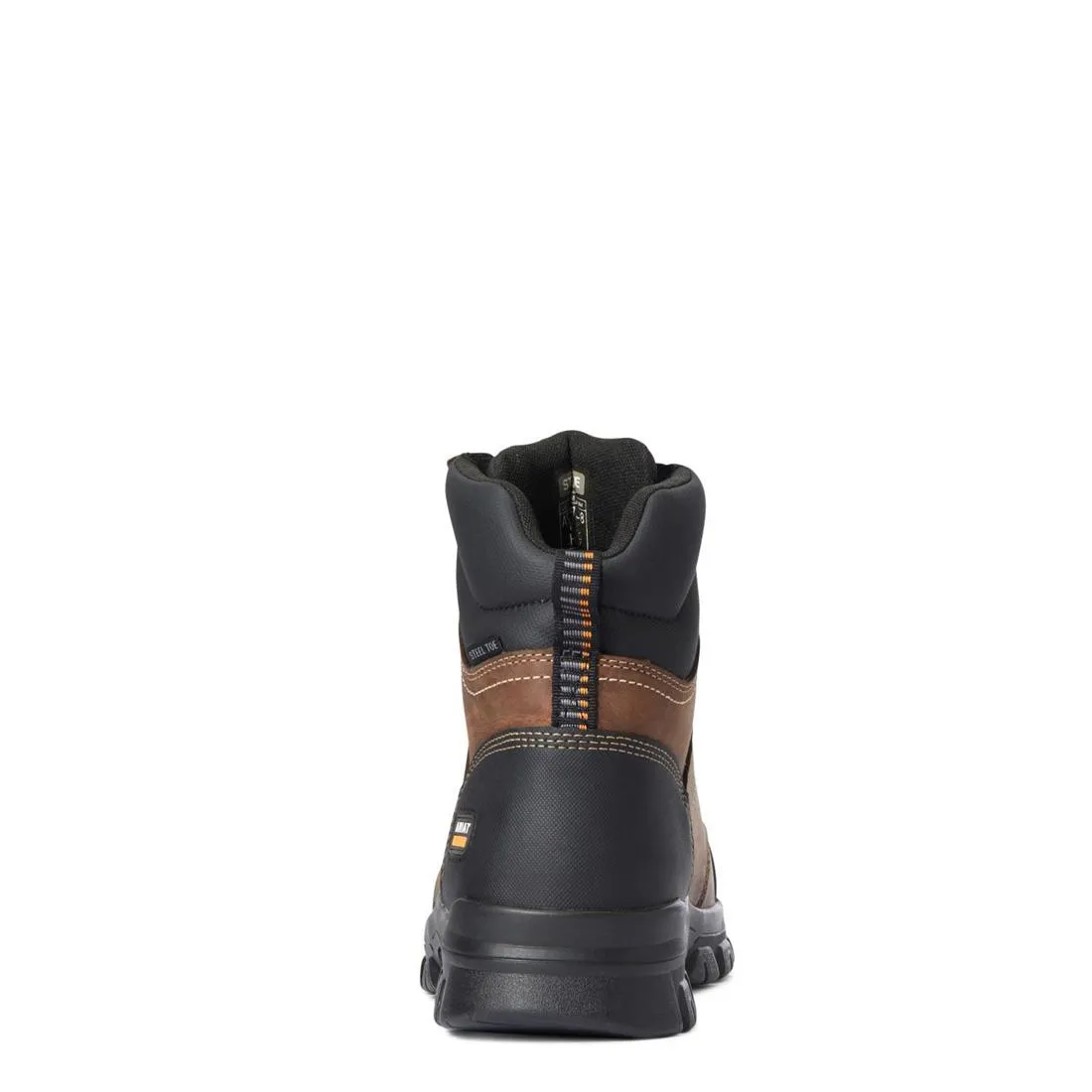Treadfast 6 inch Steel-Toe Work Boot Distressed Brown
