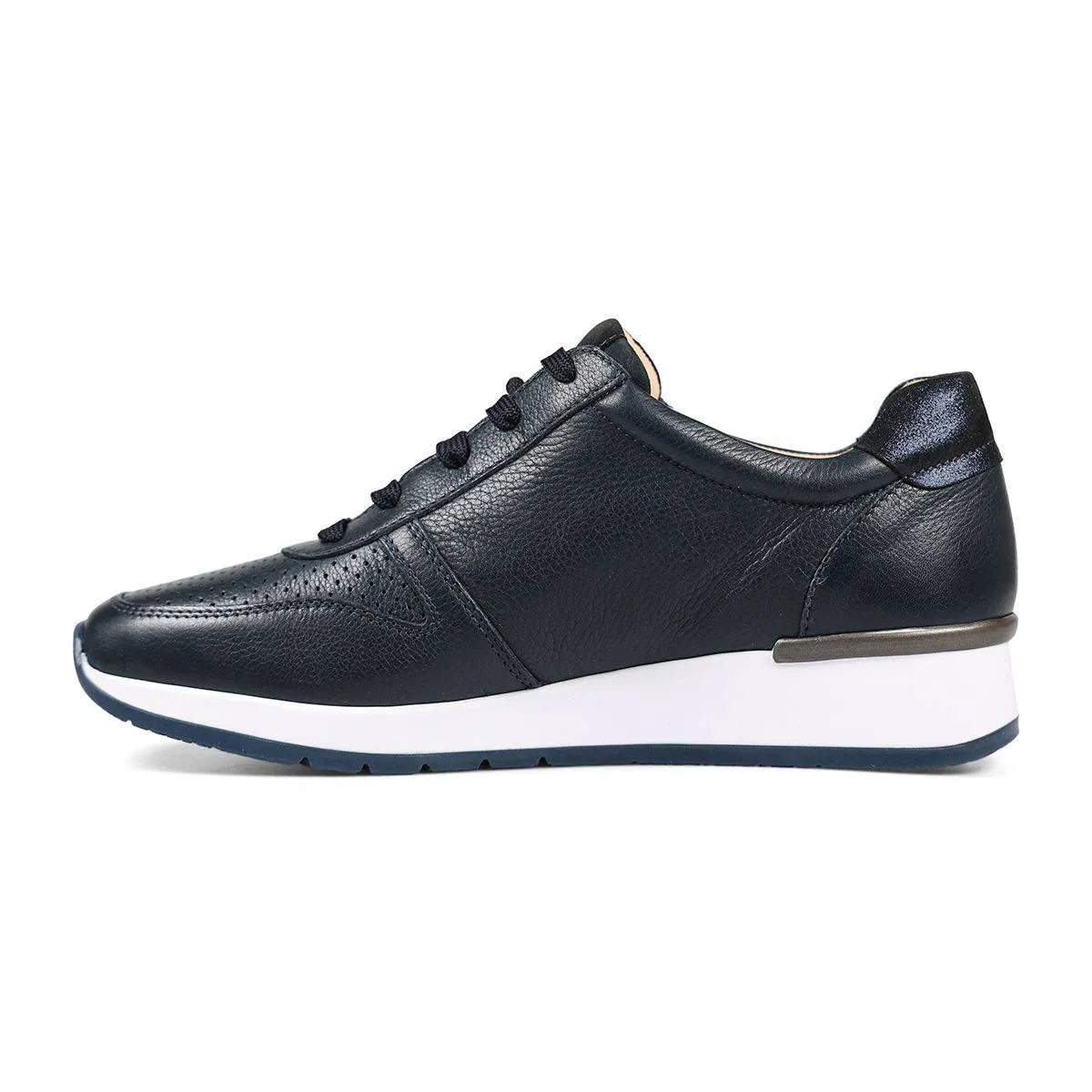 Van Dal Tess 3516 Ladies 4001 Navy Leather Trainer