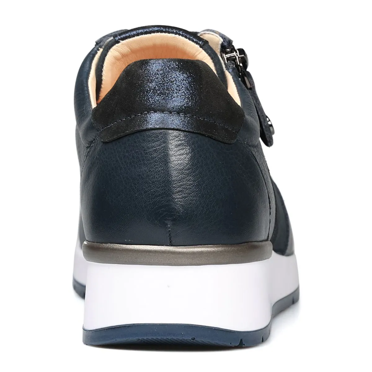 Van Dal Tess 3516 Ladies 4001 Navy Leather Trainer