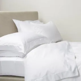 Whisper Soft 300 Thread Count Oxford Egyptian Cotton Percale Duvet Cover Set