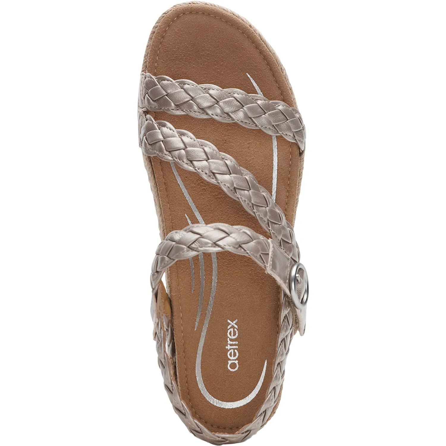Women's Aetrex Julia Platinum