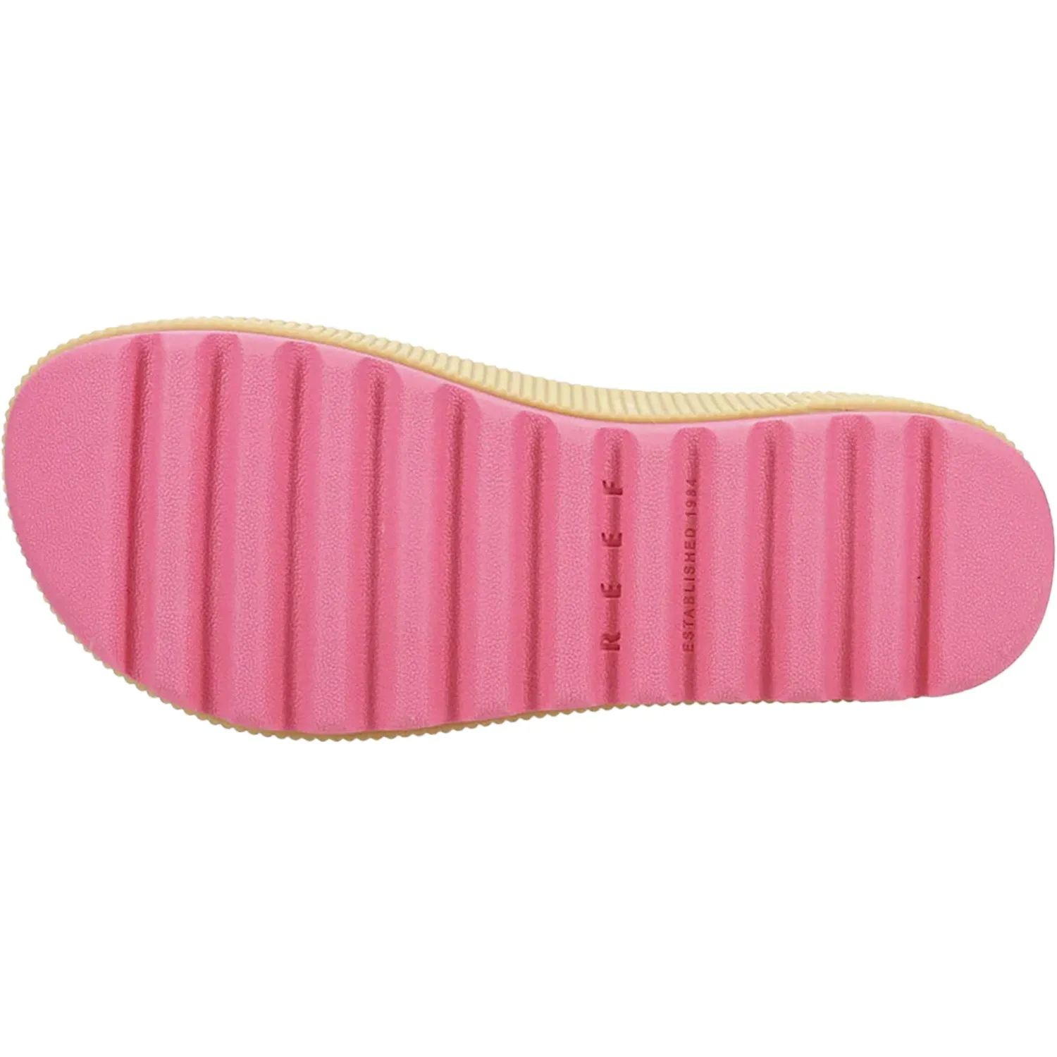 Women's Reef Water Vista Higher Natural/Hot Pink Synthetic