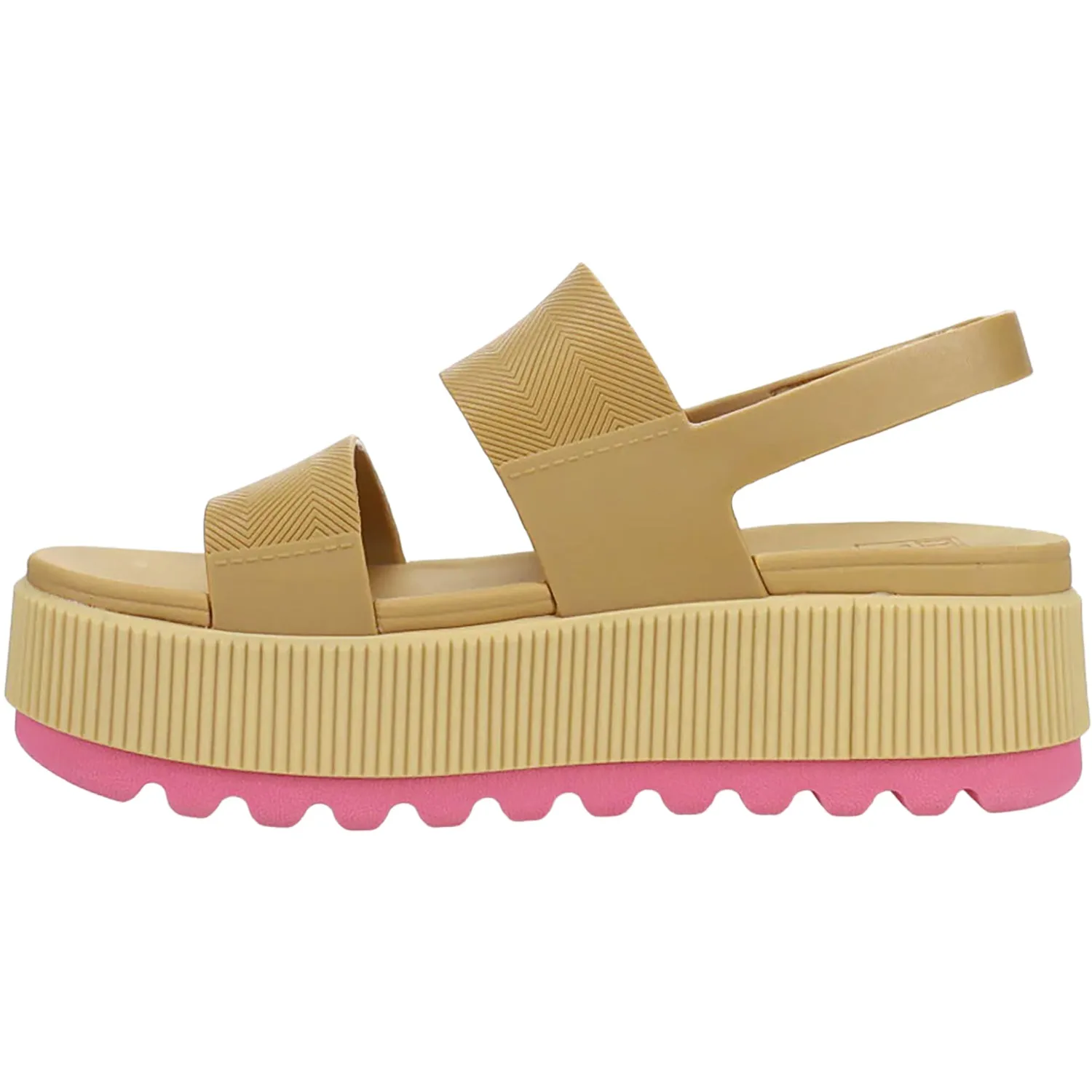 Women's Reef Water Vista Higher Natural/Hot Pink Synthetic