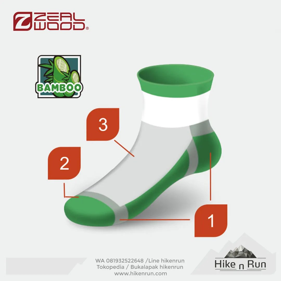 Zealwood Bamboo Ankle Triple 161793